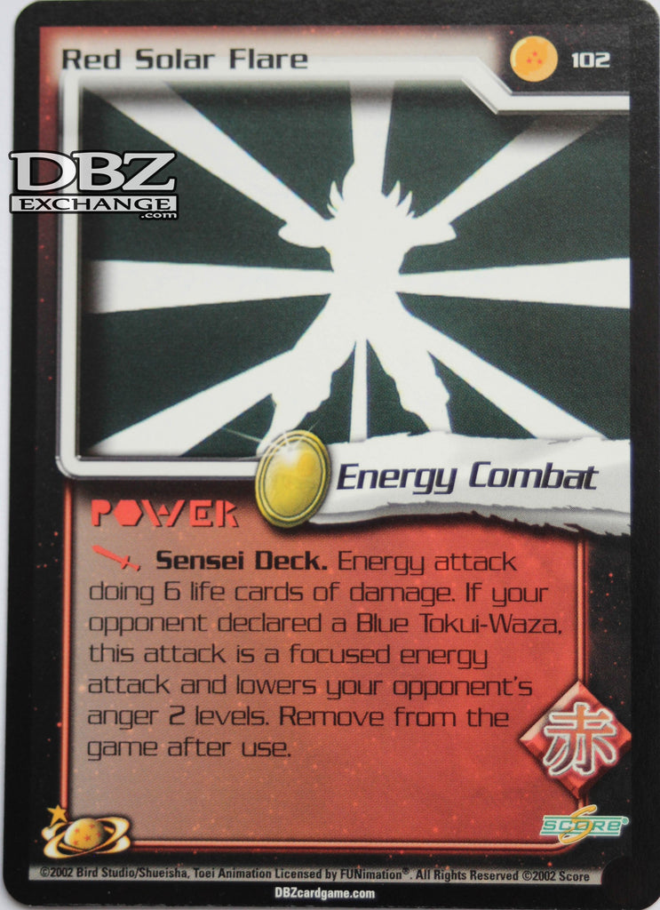 102 Red Solar Flare