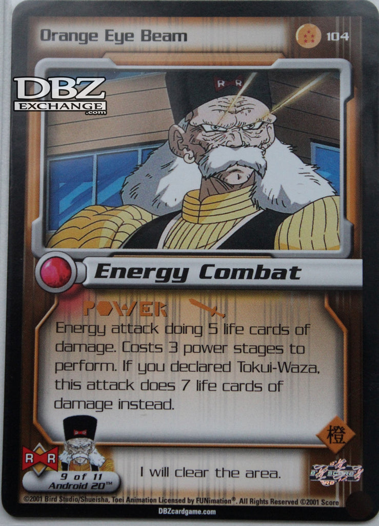 104 Orange Eye Beam