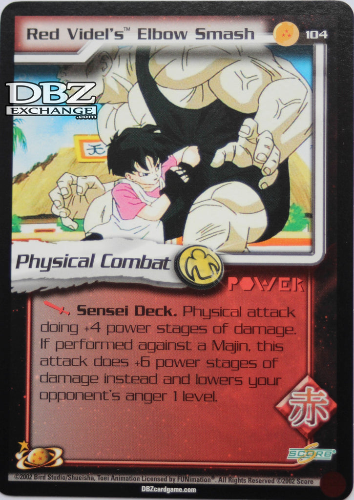 104 Red Videl's Elbow Smash