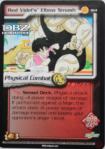 104 Red Videl's Elbow Smash