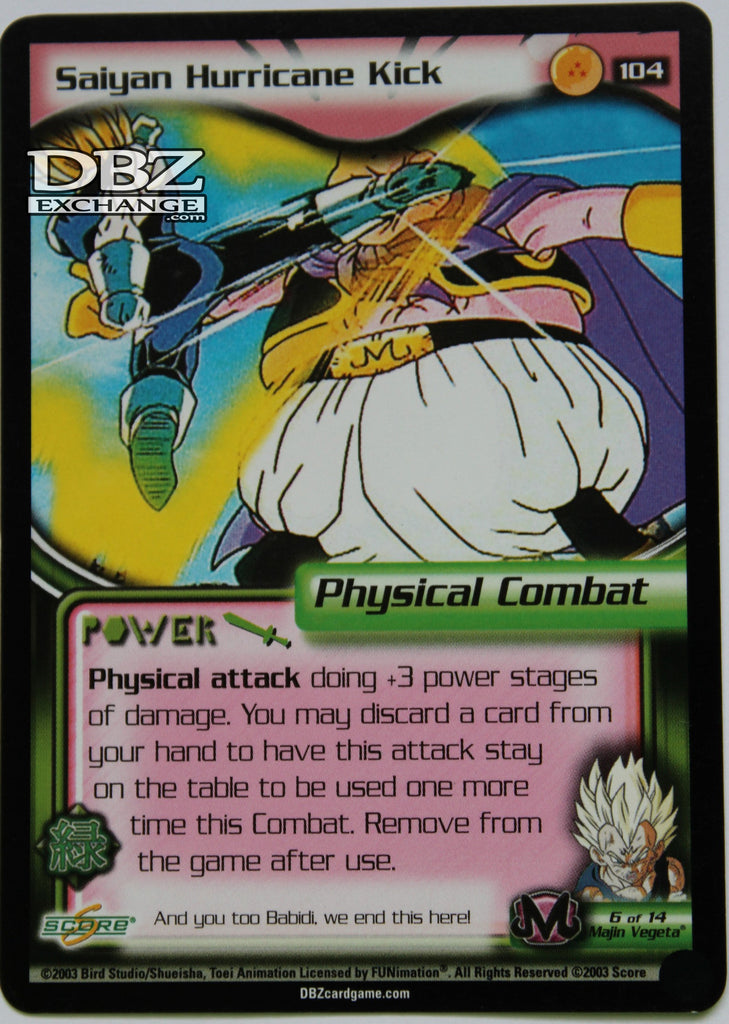 104 Saiyan Hurricane Kick