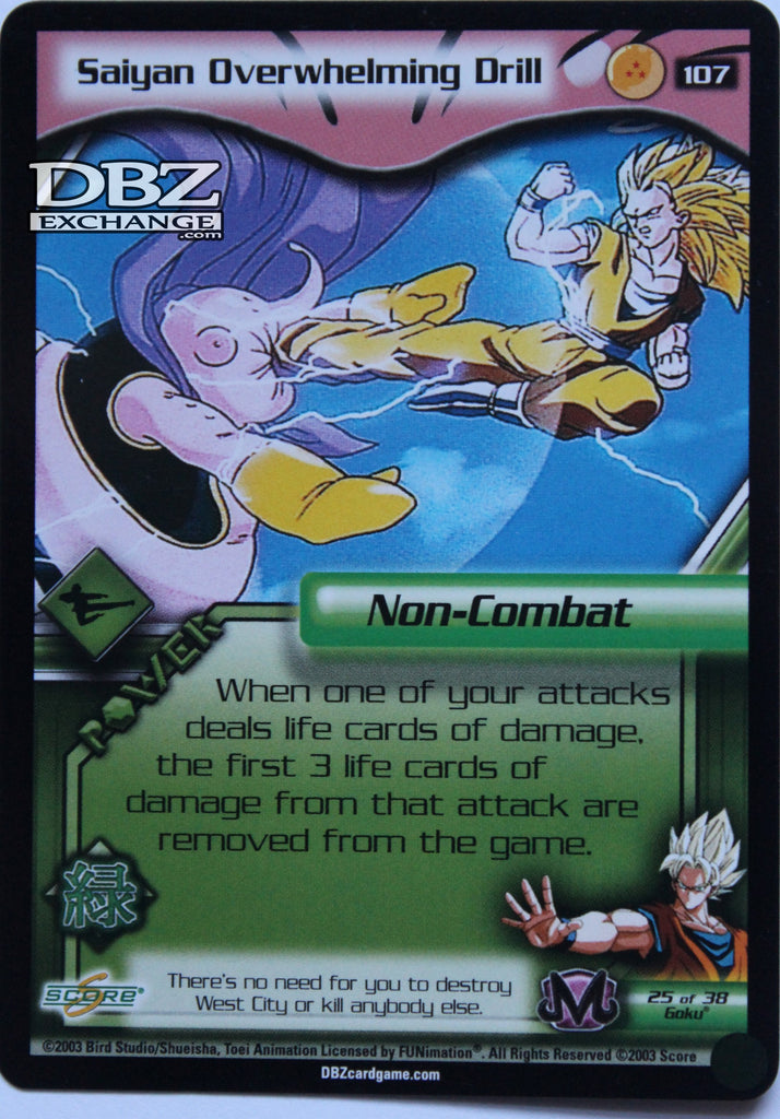 107 Saiyan Overwhelming Drill