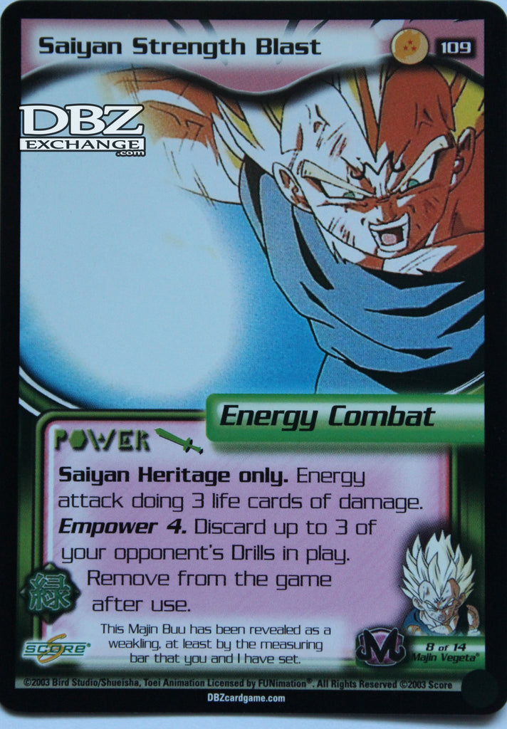 109 Saiyan Strength Blast