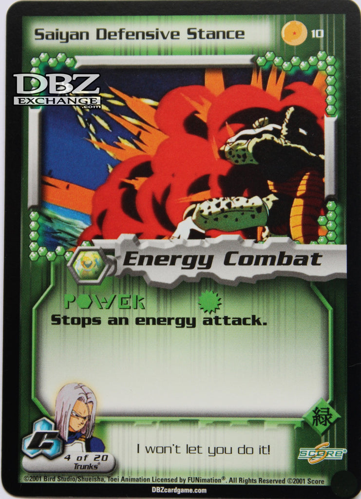 10 Saiyan Defensive Stance