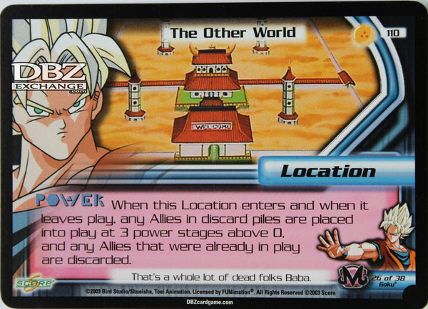 ドラゴンボールカード 110 Retro DBZ CCG | 110 The Other World – DBZ Exchange