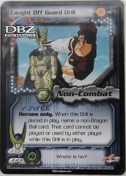 Retro DBZ CCG | 111 Caught Off Guard Drill – DBZ Exchange