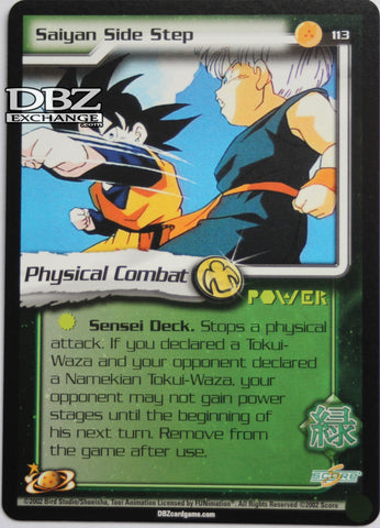 113 Saiyan Side Step