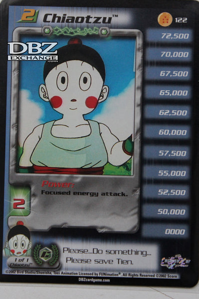 Retro DBZ CCG | 122 Chiaotzu Lv2 Personality – DBZ Exchange