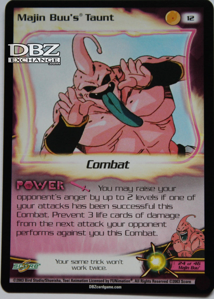 12 Majin Buu's Taunt
