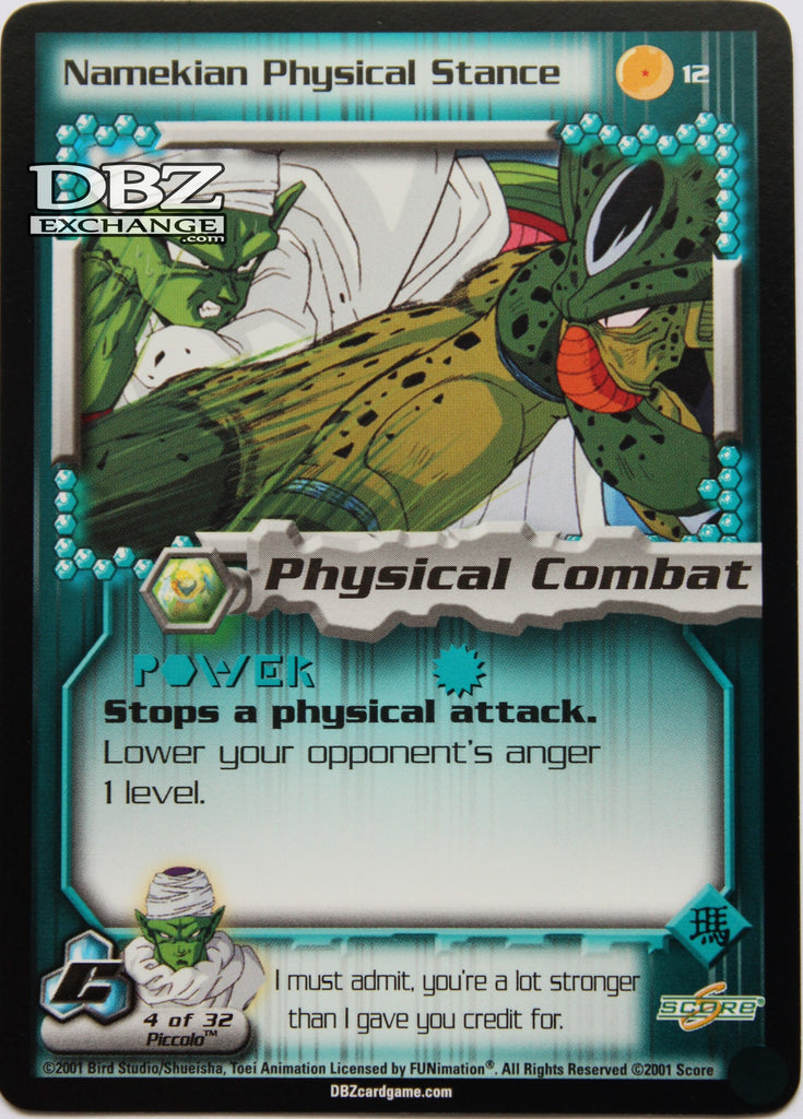 12 Namekian Physical Stance