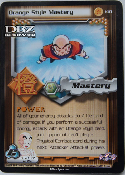 Retro DBZ CCG | 140 Orange Style Mastery – DBZ Exchange