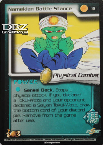 16 Namekian Battle Stance