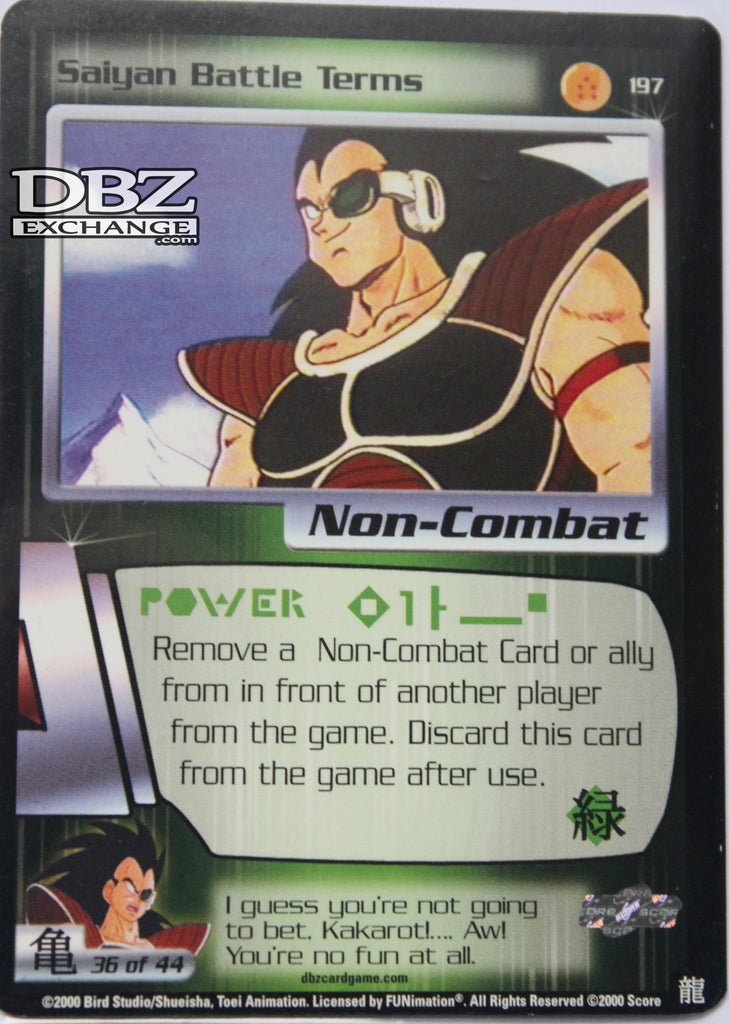 197 Saiyan Battle Terms