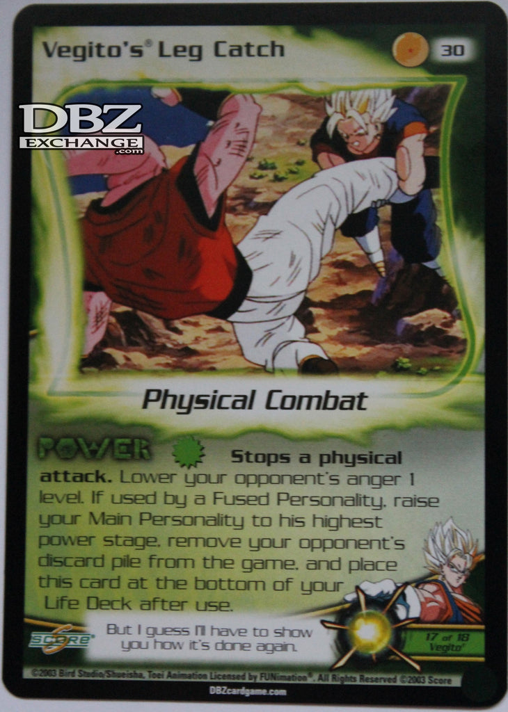 30 Vegito's Leg Catch