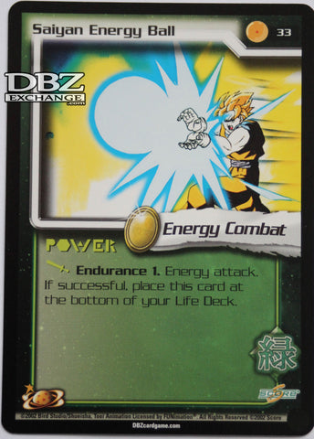 33 Saiyan Energy Ball