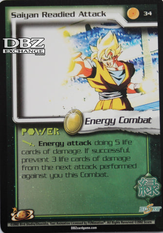 34 Saiyan Readied Attack