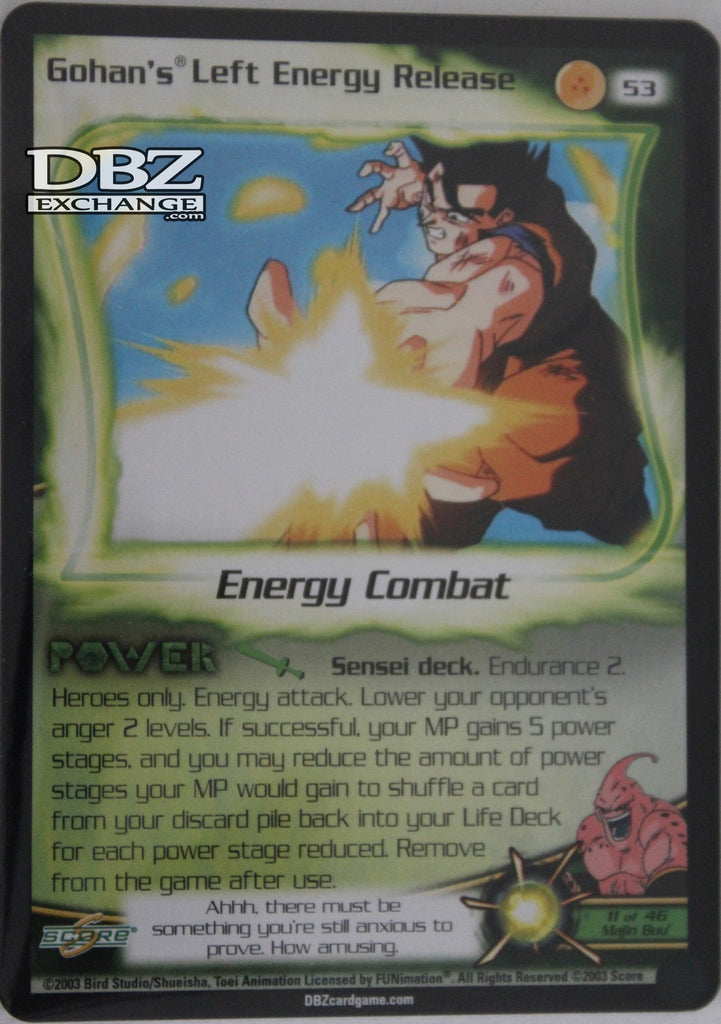 53 Gohan's Left Energy Release
