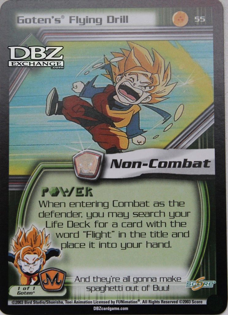 55 Goten's Flying Drill