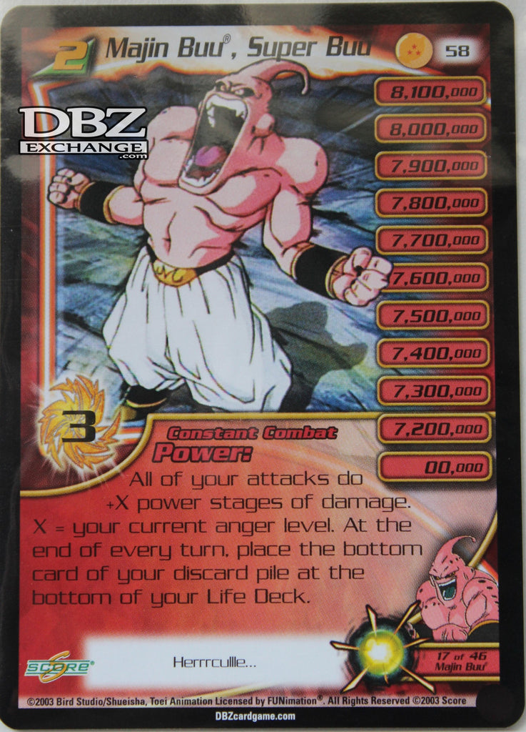 58 Majin Buu Super Buu Lv2
