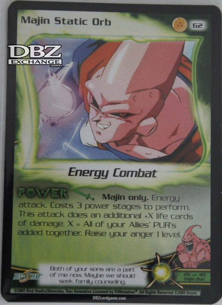 62 Majin Static Orb