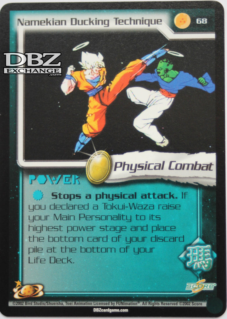 68 Namekian Ducking Technique