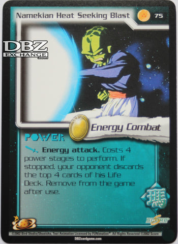 75 Namekian Heat Seeking Blast