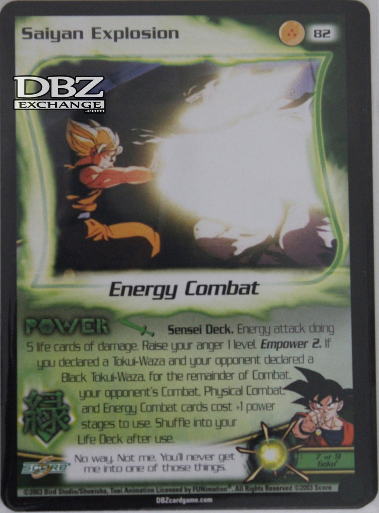 82 Saiyan Explosion