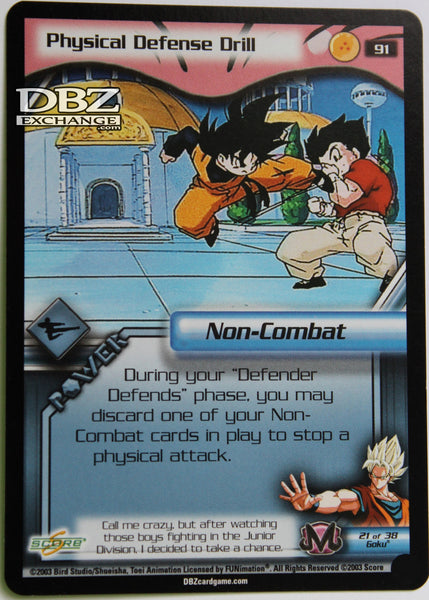 Retro DBZ CCG | 91 Physical Defense Drill – DBZ Exchange