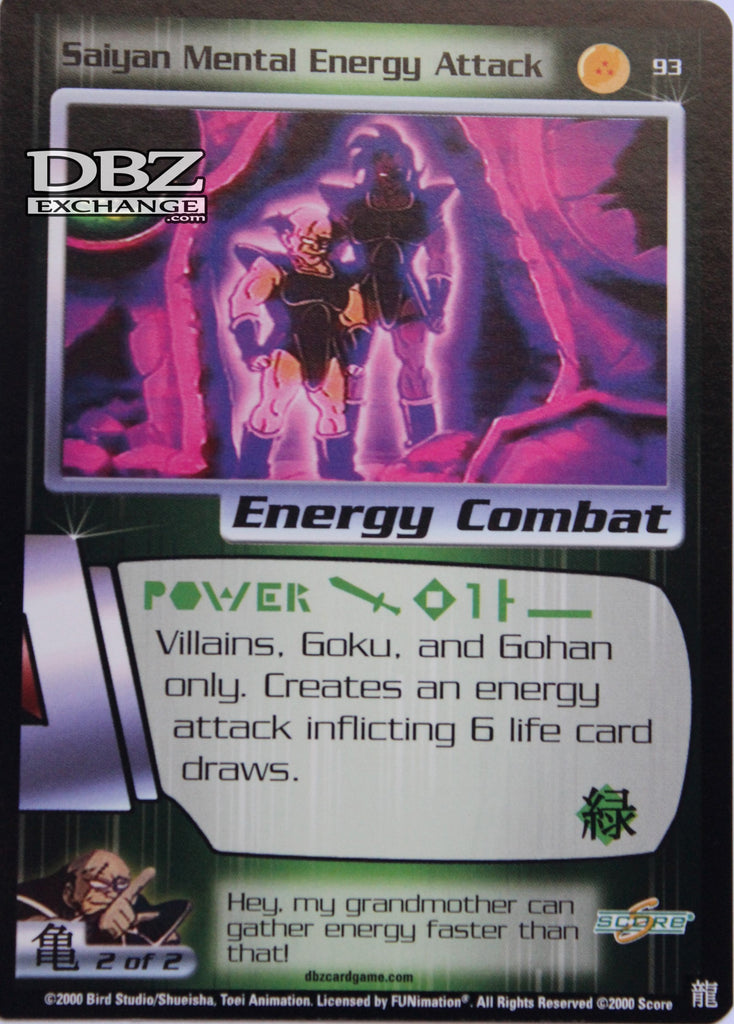 93 Saiyan Mental Energy Attack