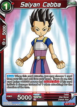 Dragon Ball Super TCG | BT1-014 Saiyan Cabba – DBZ Exchange