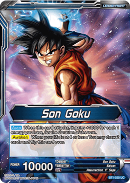Dragon Ball Super TCG | BT1-030 Son Goku - Super Saiyan Blue Son Goku – DBZ  Exchange