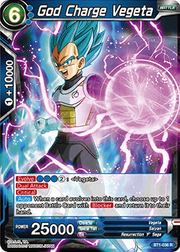 god rare vegeta card Dragon Ball Super TCG