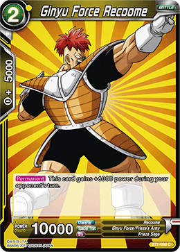 Dragon Ball Super TCG | BT1-096 Ginyu Force Recoome DBZ Exchange Dragon Ball Super TCG | BT1-096 Ginyu Force Recoome DBZ Exchange