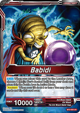 Dragon Ball Super TCG | BT2-003 Babidi - Babidi, Creator of Evil DBZ Exchange Dragon Ball Super TCG | BT2-003 Babidi - Babidi, Creator of Evil DBZ Exchange