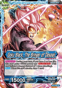 Dragon Ball Super TCG | BT2-036 Goku Black - Goku Black, The Bringer of Despair DBZ Exchange Dragon Ball Super TCG | BT2-036 Goku Black - Goku Black, The Bringer of Despair DBZ Exchange