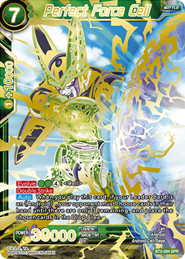 Dragon Ball Super TCG | SPR - Alternate BT2-084 Perfect Force Cell DBZ Exchange Dragon Ball Super TCG | SPR - Alternate BT2-084 Perfect Force Cell DBZ Exchange