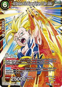 Dragon Ball Super TCG | BT3-003 Victorious Fist Super Saiyan 3 Son