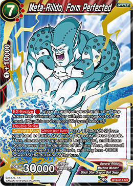 Dragon Ball Super TCG | BT3-018 Meta-Rilldo, Form Perfected DBZ Exchange Dragon Ball Super TCG | BT3-018 Meta-Rilldo, Form Perfected DBZ Exchange