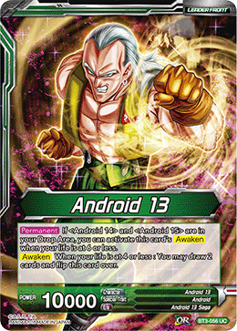 Dragon Ball Super TCG | BT3-056 Android 13 - Thirst for
