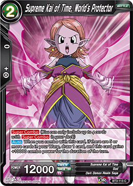 BT3-113 Supreme Kai of Time, World's Protector