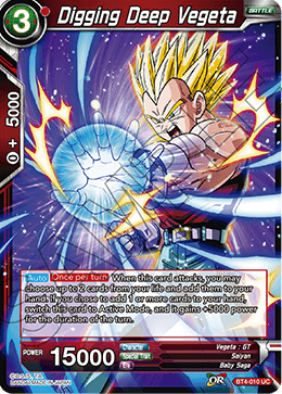 Dragon Ball Super TCG | BT4-010 Digging Deep Vegeta  DBZ Exchange