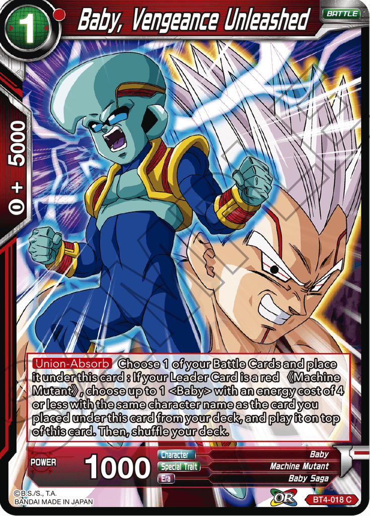 BT4-018 Baby, Vengeance Unleashed