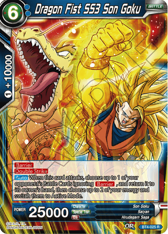 BT4-025 Dragon Fist SS3 Son Goku
