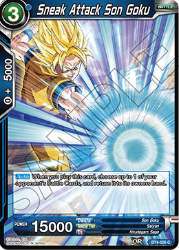 BT4-026 Sneak Attack Son Goku