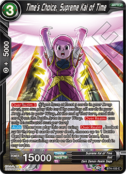 Dragon Ball Super TCG | BT4-103 Time's Choice, Supreme Kai of Time