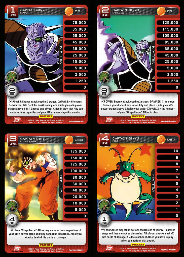 Captain Ginyu Lv1-4