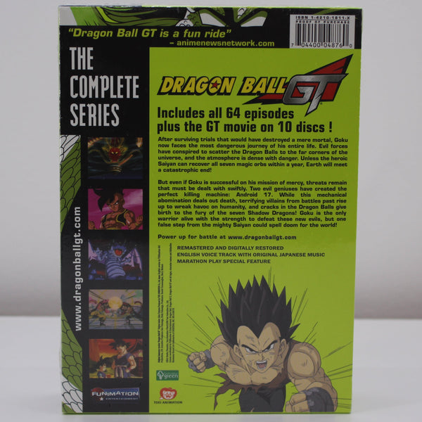 Dragon Ball GT: The Complete Series + GT Movie (10 DVD Disc Box Set)