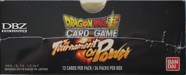 Dragon Ball Super TCG | The Tournament Of Power Booster Box (TB01) DBZ Exchange Dragon Ball Super TCG | The Tournament Of Power Booster Box (TB01) DBZ Exchange