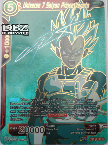 Dragon Ball Super TCG | SPR - Alternate TB1-004 Universe 7 Dragon Ball Super TCG | SPR - Alternate TB1-004 Universe 7