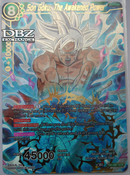 son goku the awakened power booster box Dragon Ball Super TCG
